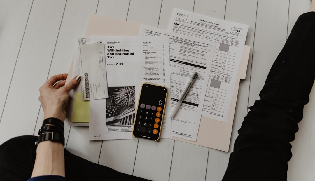 financial planning workspace